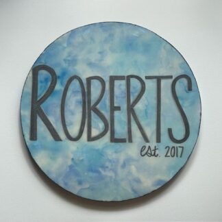 Personalized Name Sign